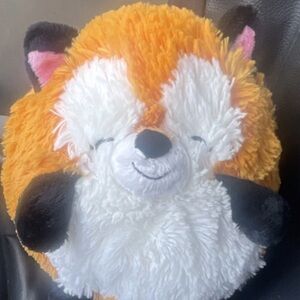 Plush Fox Stuffed Animal Toy - Orange & White